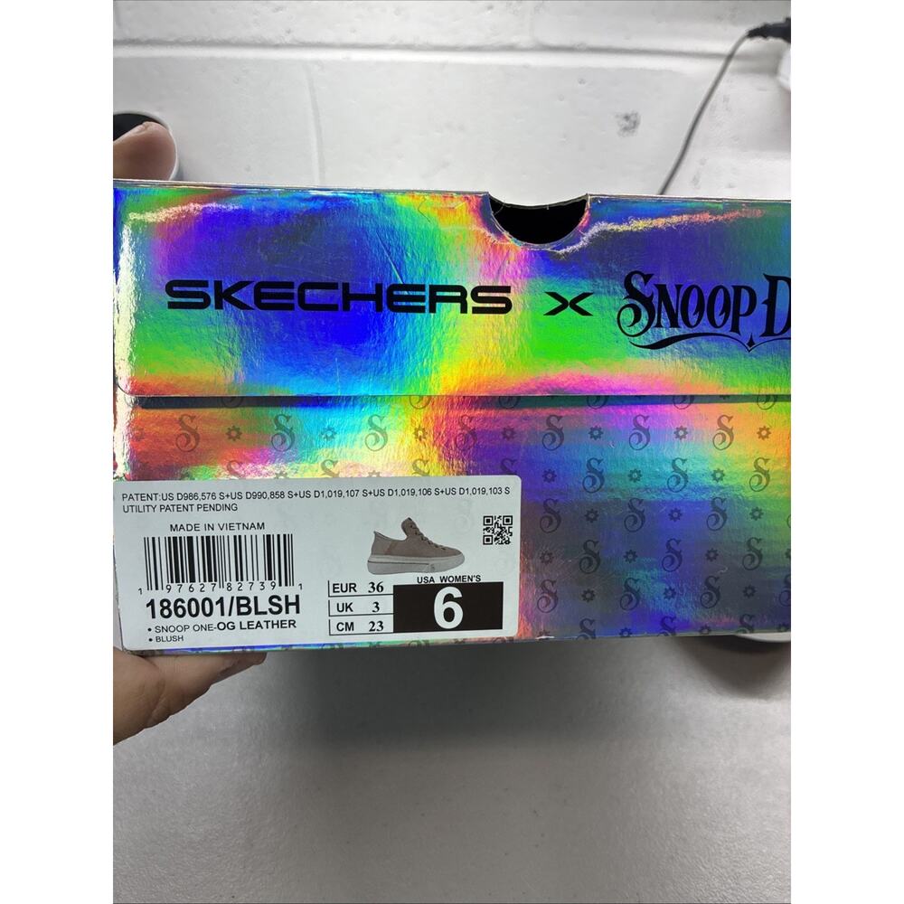 New Skechers Slip-ins: Snoop One 186001BLSH Size 6 With Box - Leather Snoop Dogg - Picture 9 of 9